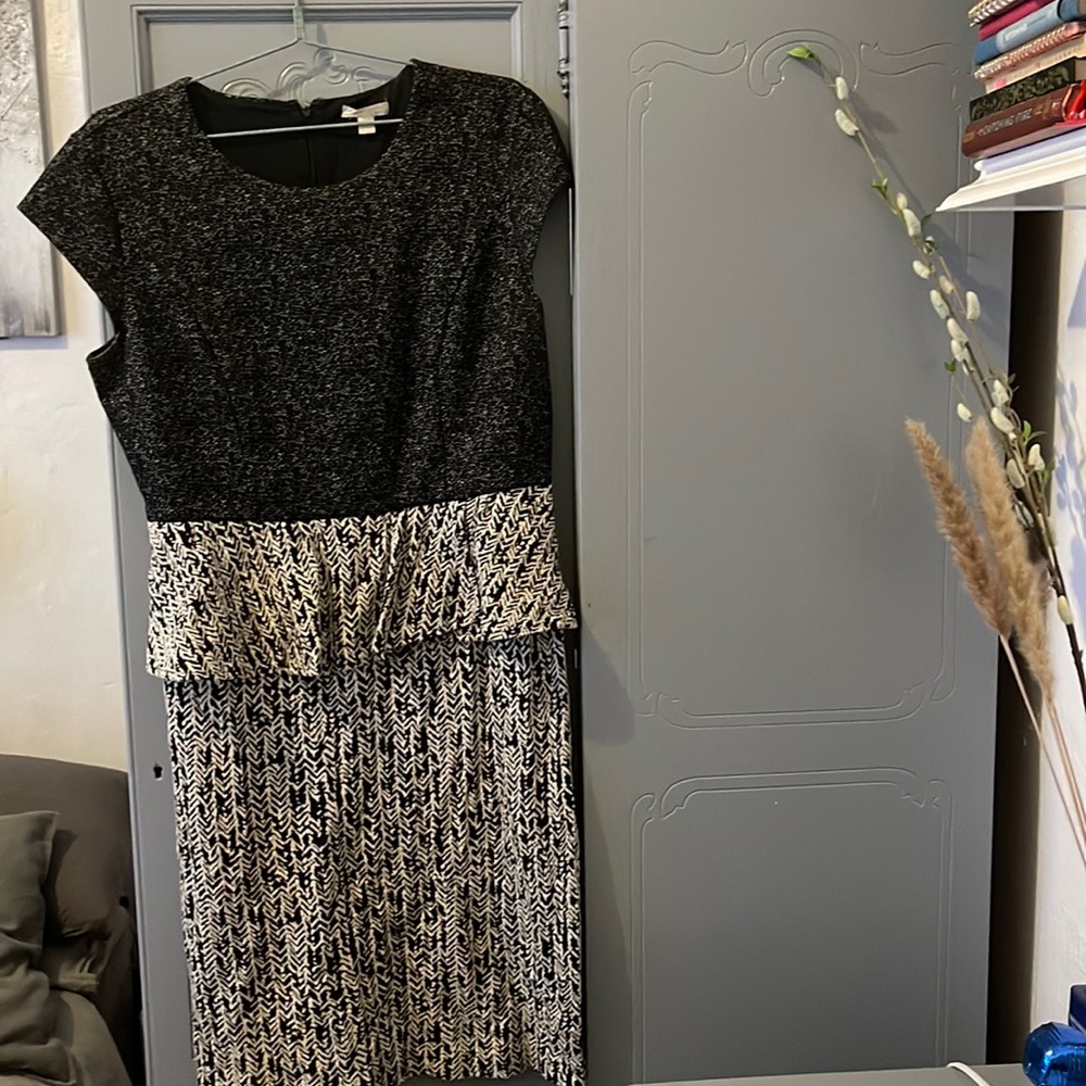 New York and Company black and white dress.